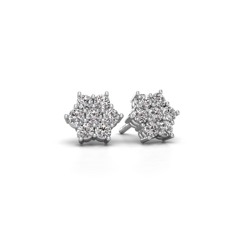 Klassische Platin Ohrsteckers Bonita Mit Diamant Selbst Gestalten