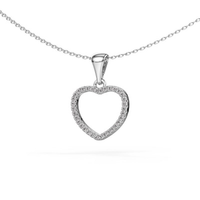 Heart platinum diamonds set Heart 6 